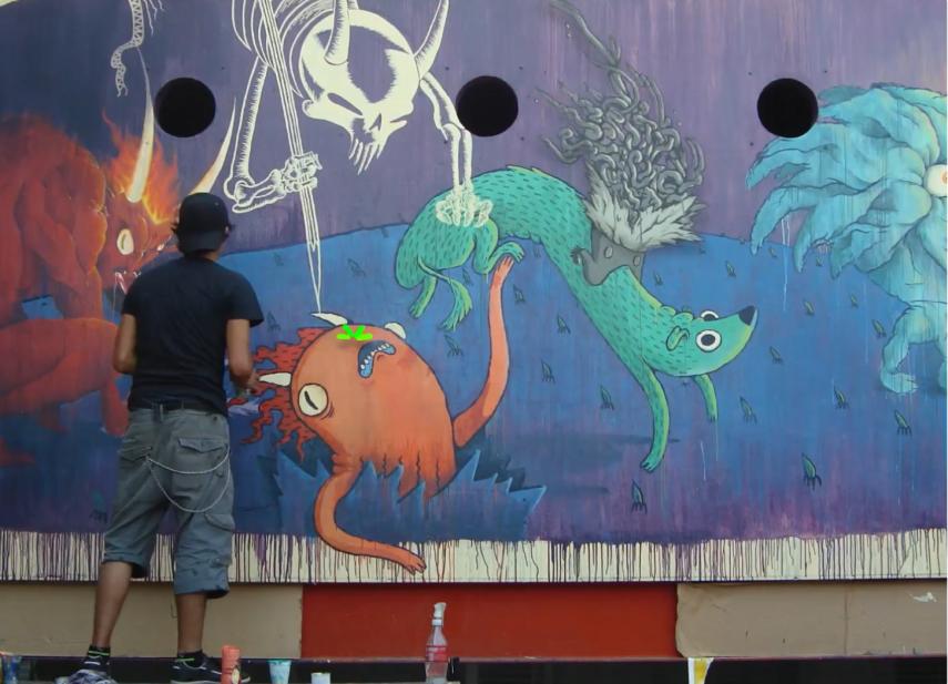 Mural para el Taller de Ilustración 